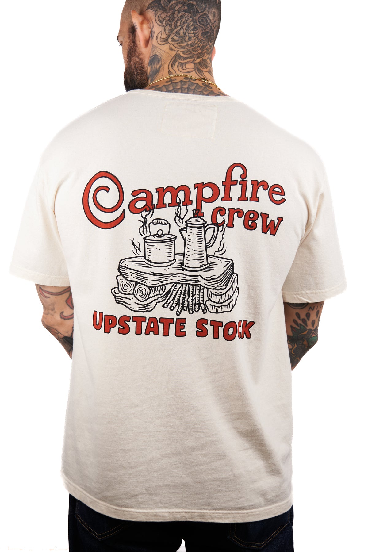 The 50/50 Shirt - CLASSIC TEE - CAMPFIRE CLUB NATURAL