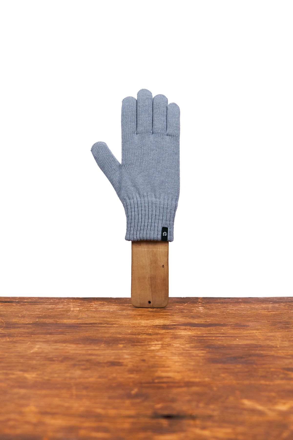 NEW Merino Wool and Recycled Polyester Full Finger Gloves - CLOUD