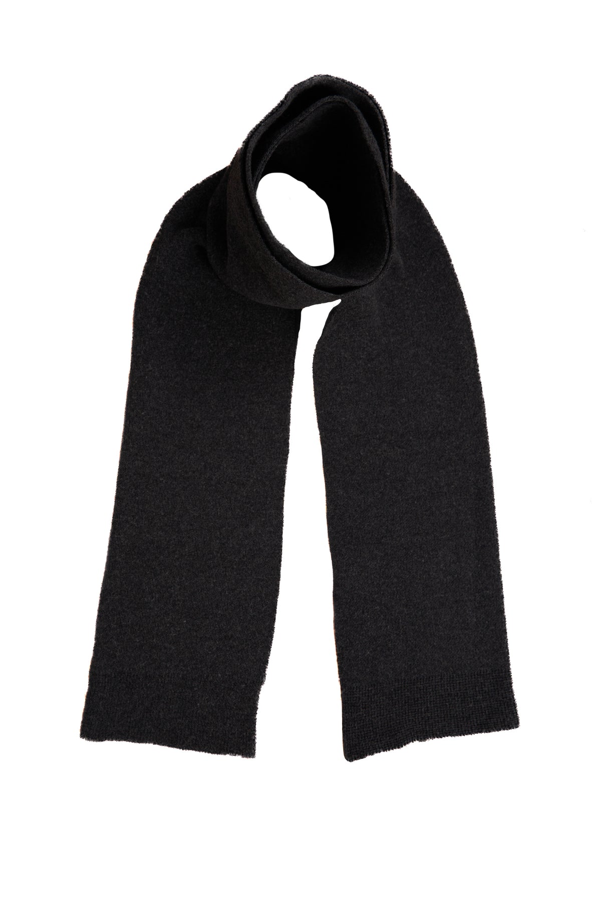 NEW Charcoal Merino Wool and Recycled Poly Everyday Scarf