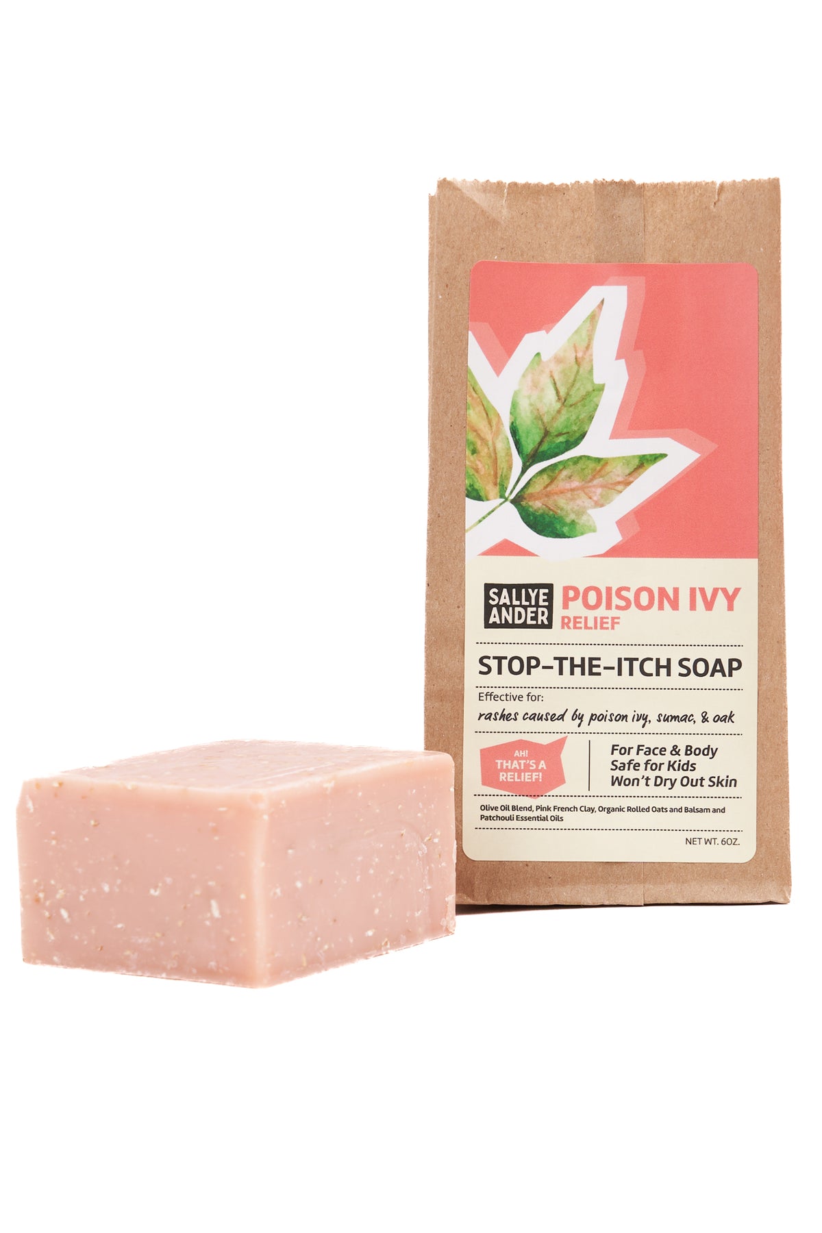 Sallyeander Soap - Poison Ivy Itch Relief