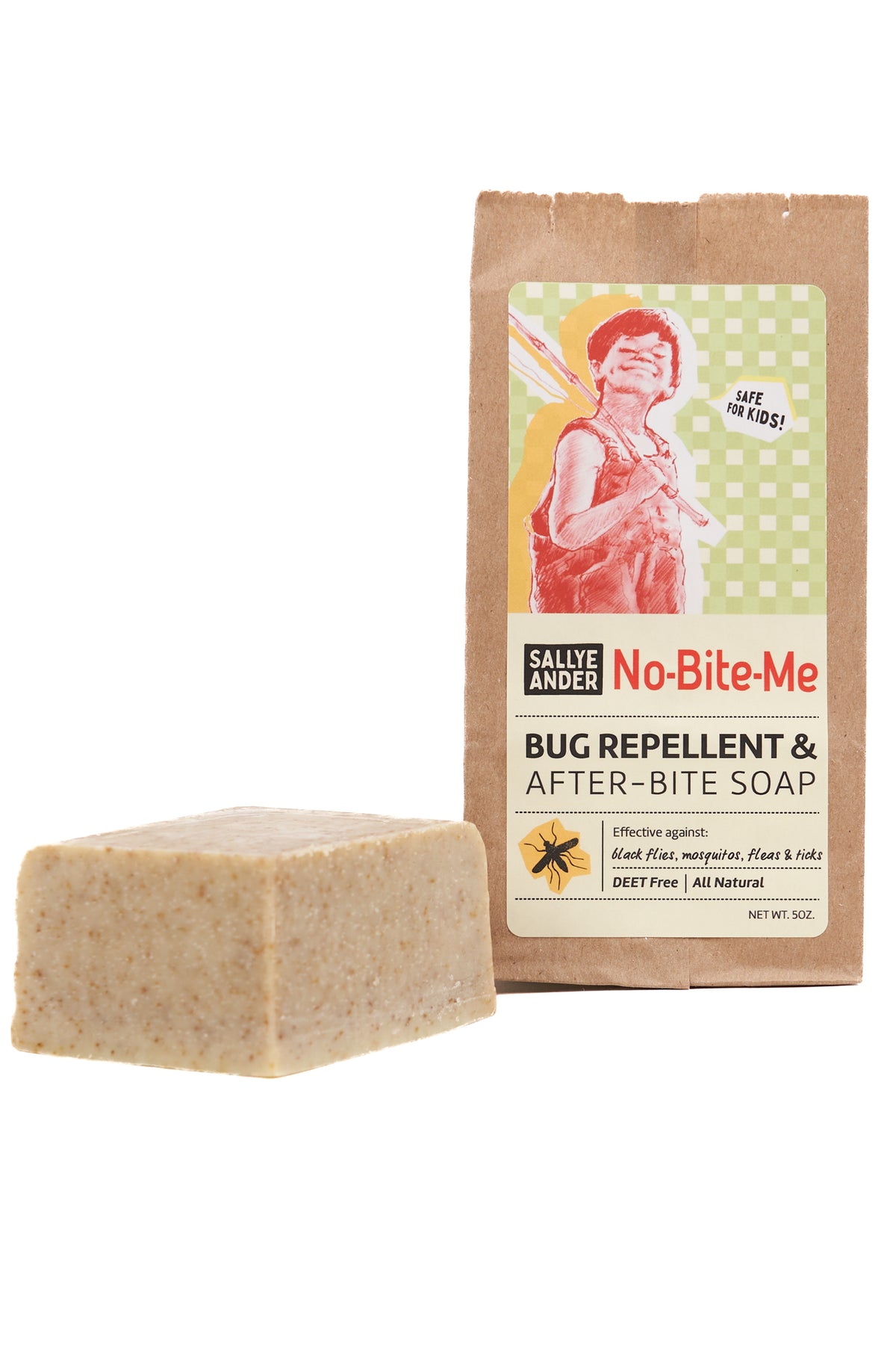 Sallyeander Soap - No-Bite-Me Bug Repellent and After Bite Soap