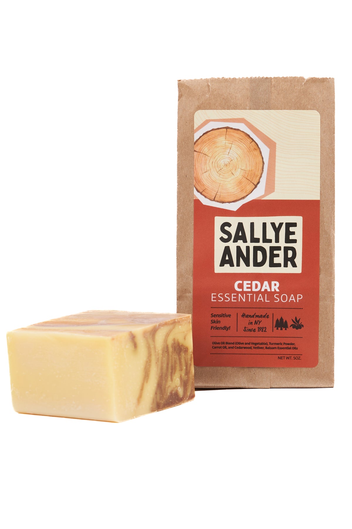 Sallyeander Soap - Cedar Essential Oil Soap