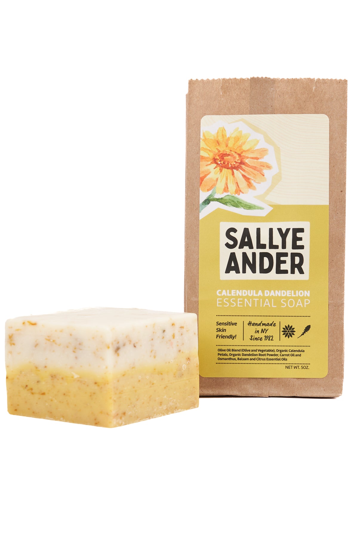 Sallyeander Soap - Calendula Essential Oil Soap