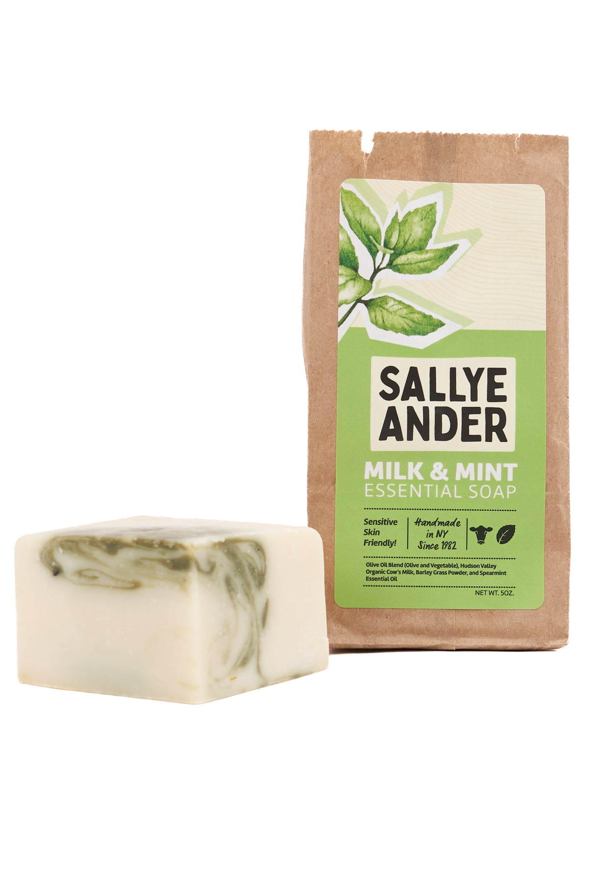 Sallyeander Soap - Milk and Mint  Essential Oil Soap