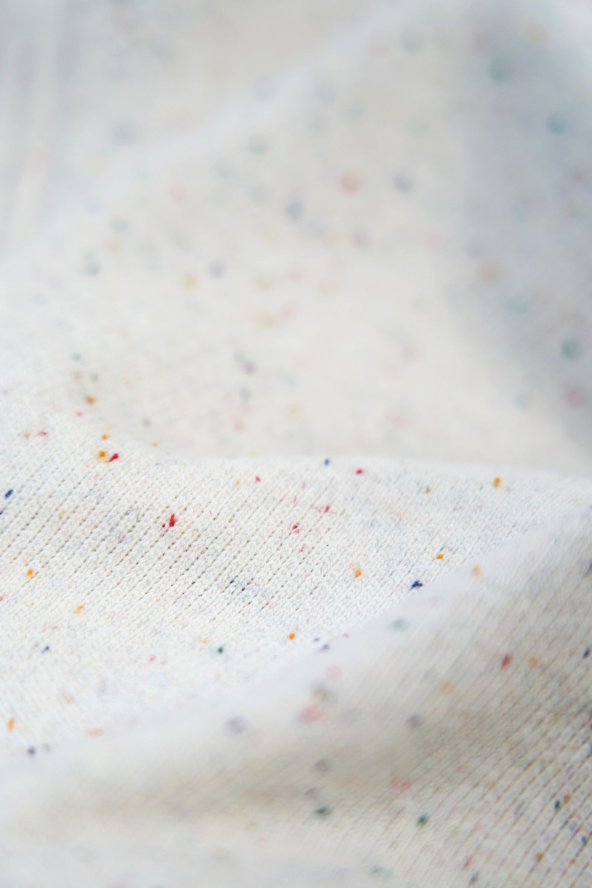 Amagansett Beach Upcycled Terry Super Fine Cotton Sweater - Confetti