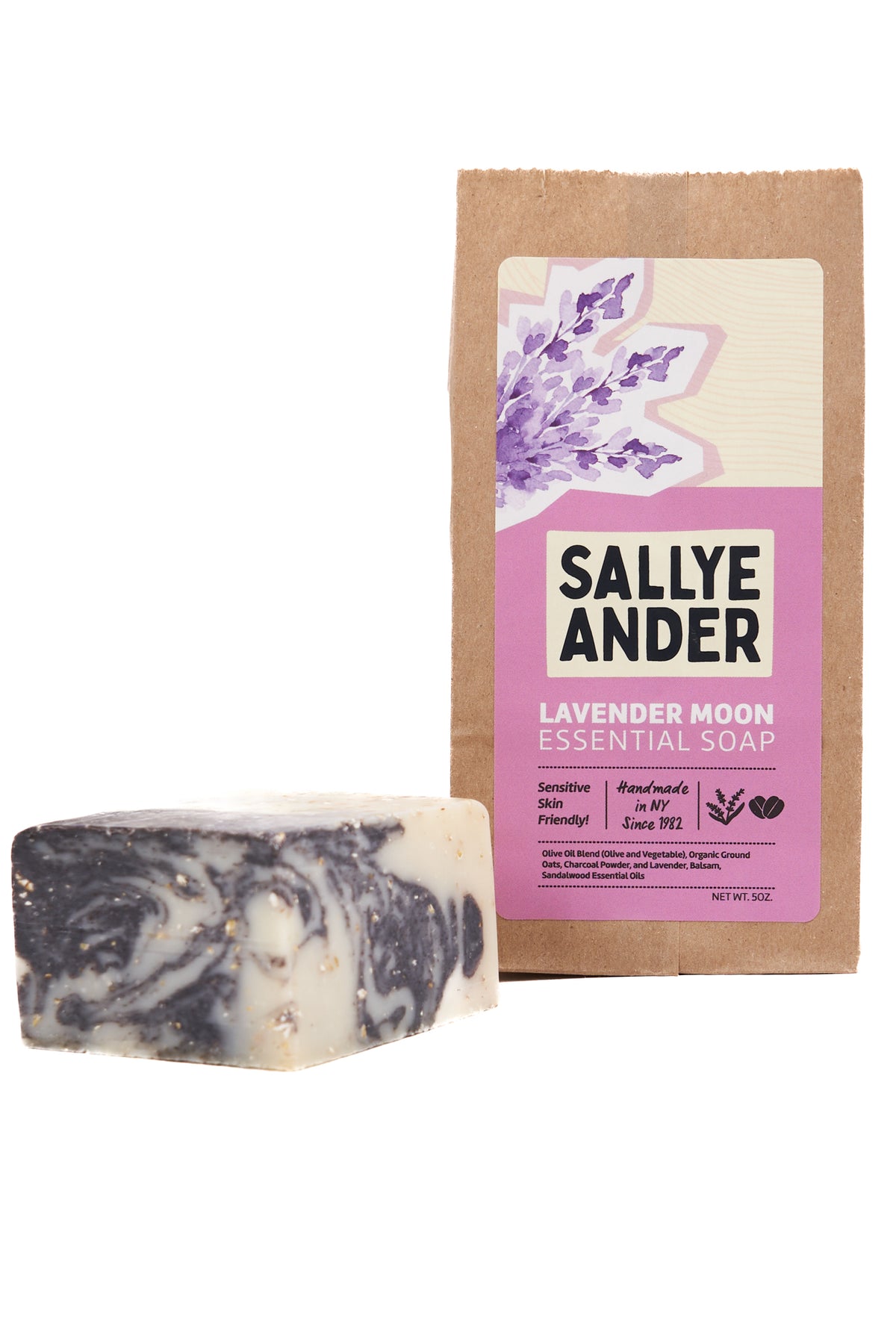 Sallyeander Soap - Lavender Moon Essential Oil Soap