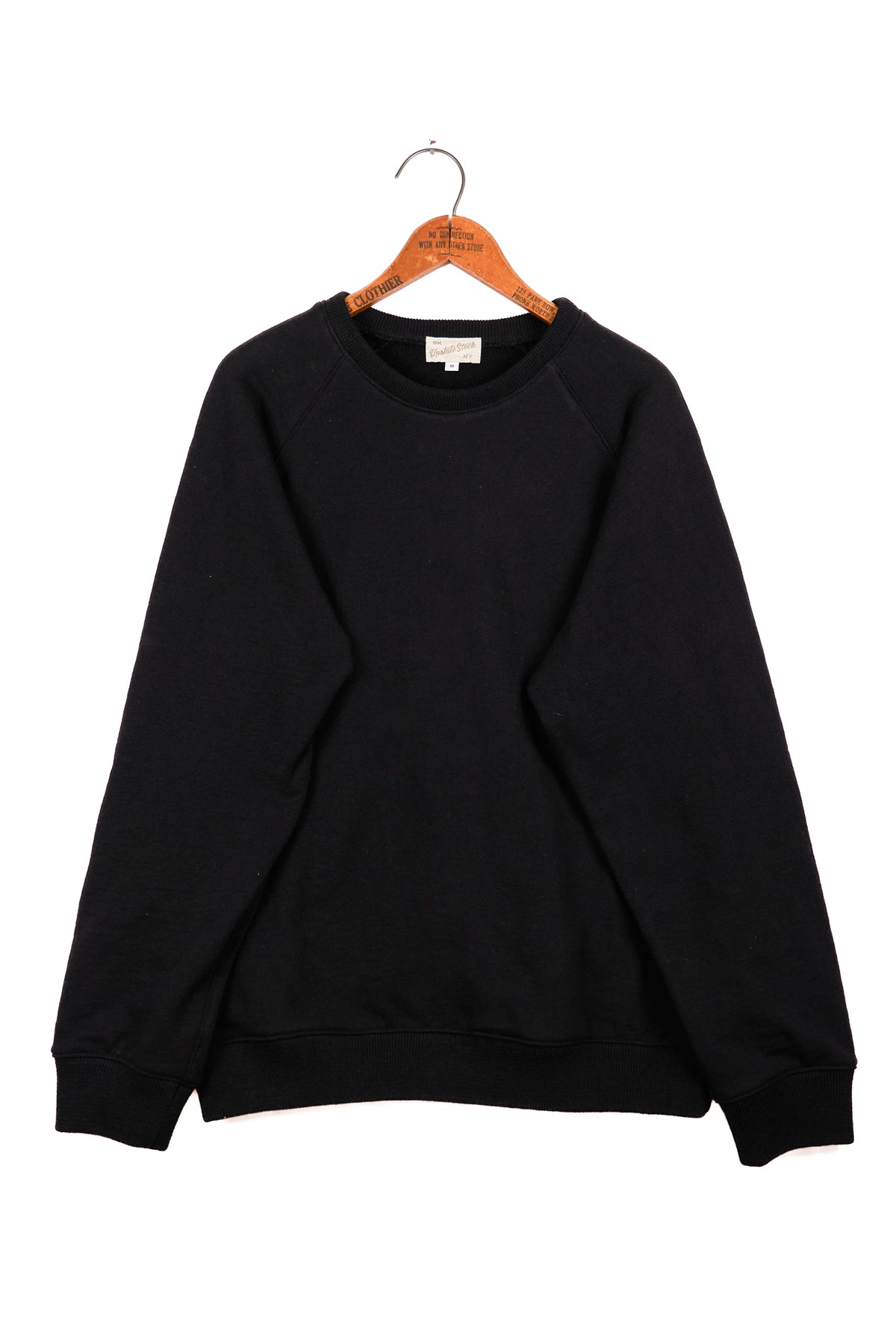 Amagansett Beach Upcycled Terry Cotton Sweater - Black