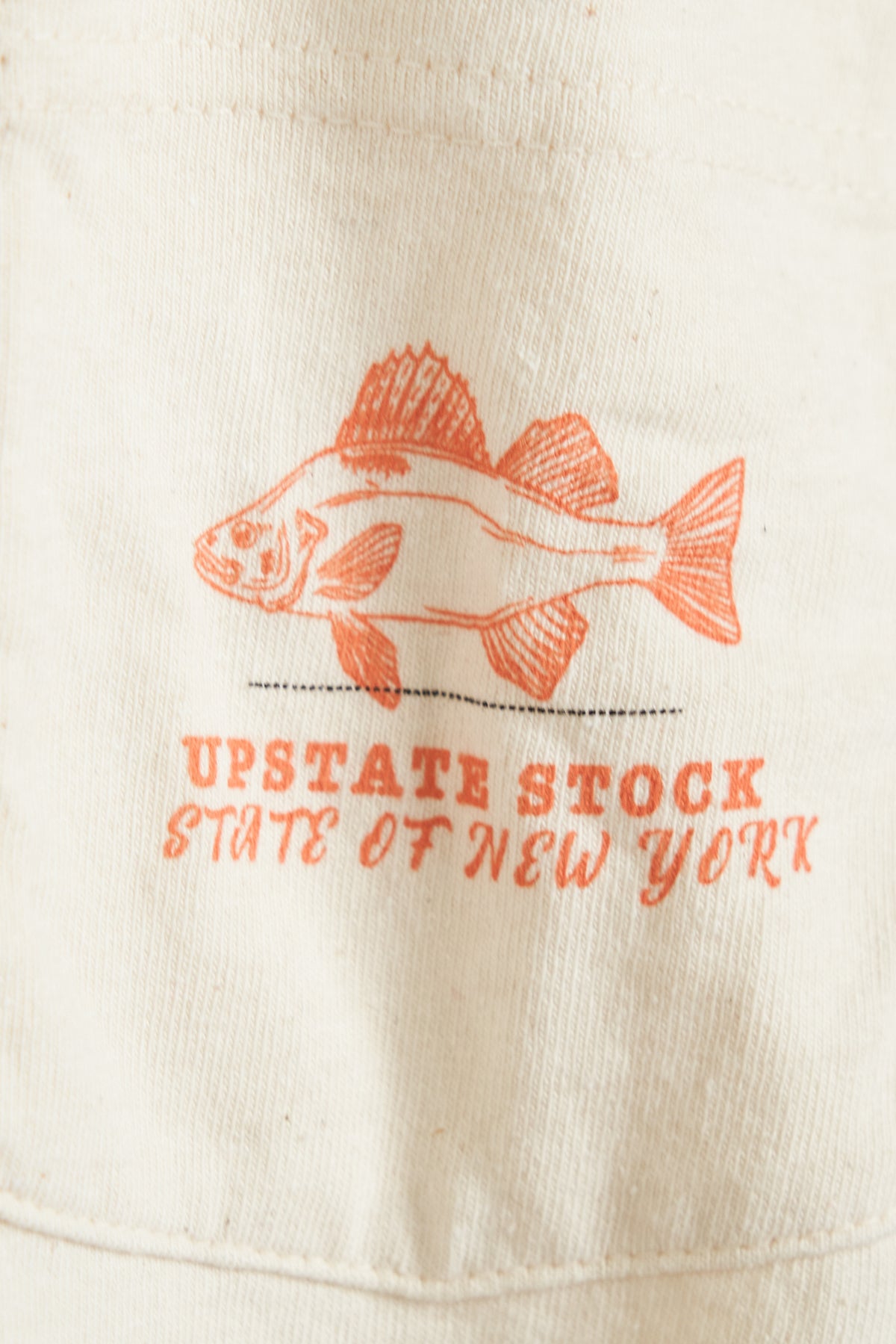 The 50/50 Shirt - POCKET TEE - Natural - Fishing License