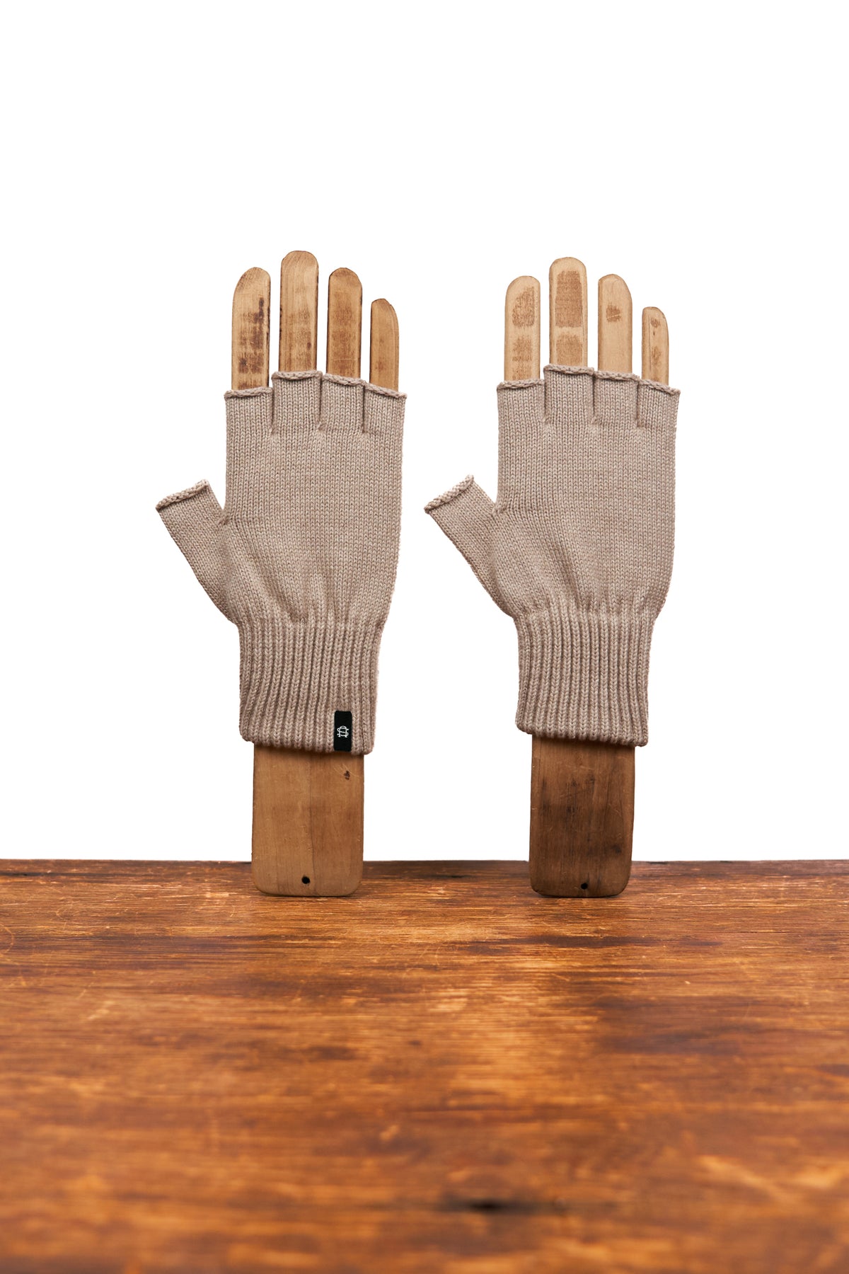 NEW Merino Wool and Recycled Polyester Fingerless Gloves - HEMP