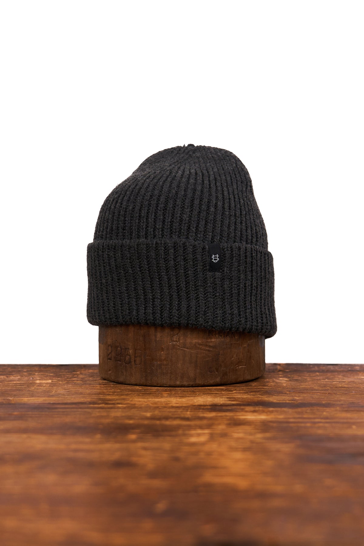 NEW Charcoal Merino Wool and Recycled Polyester "In The City" Beanie