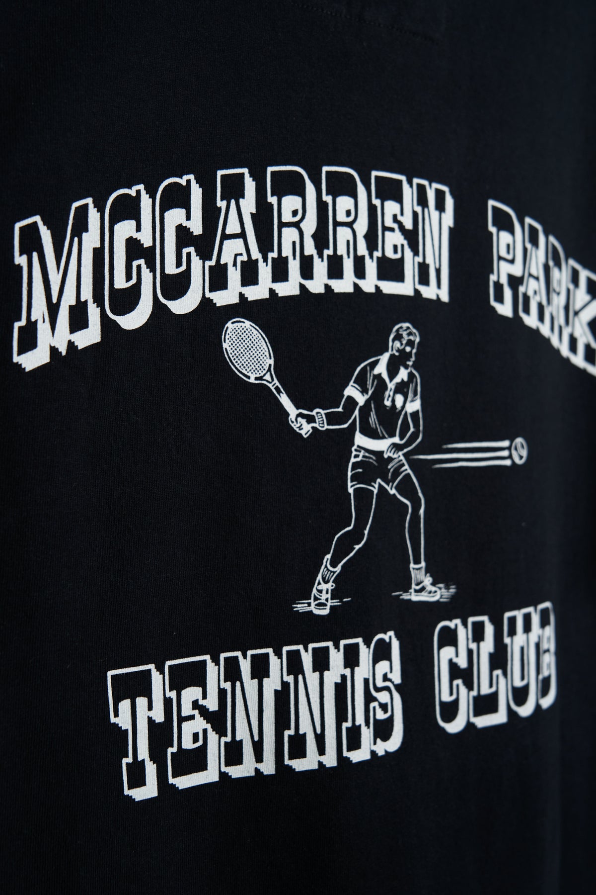 The 50/50 Shirt - POCKET TEE - Black - The McCarren Park Tennis Club