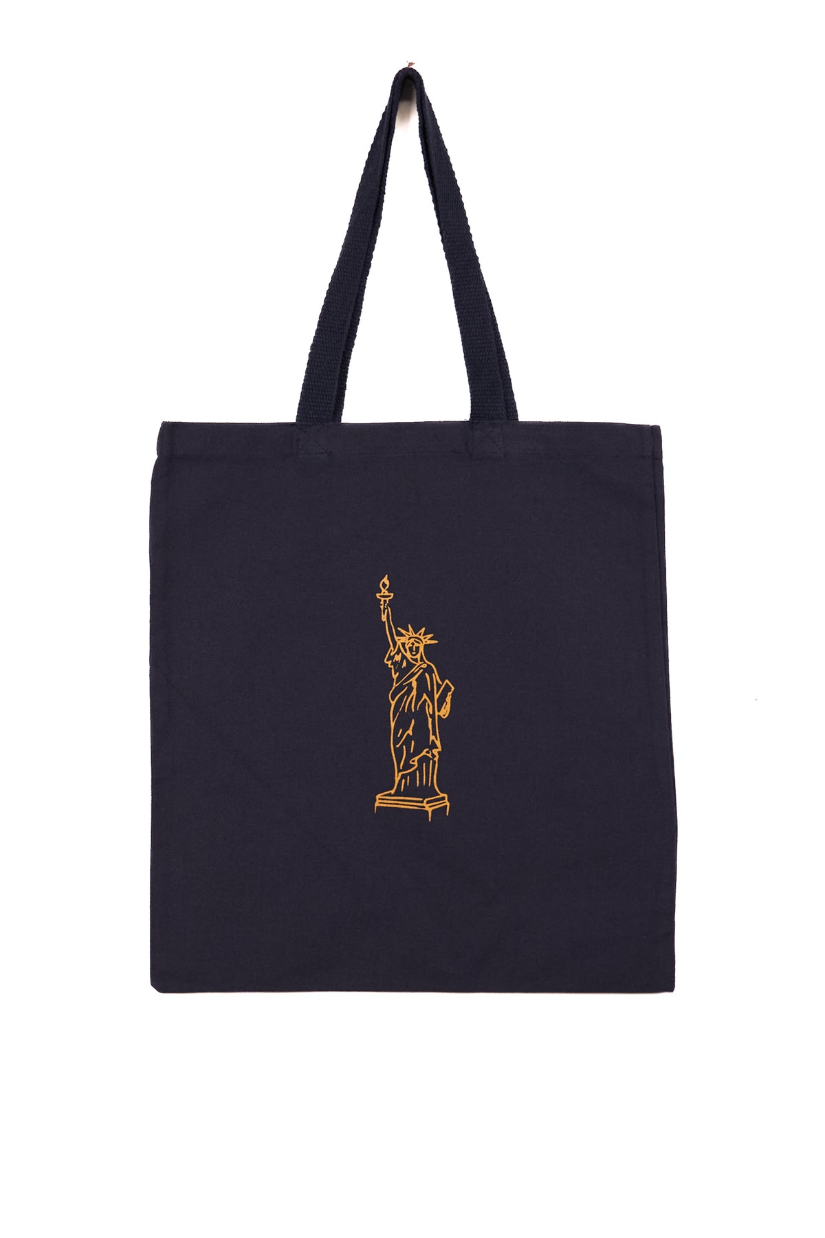 Oversized Book Tote Bag - OVER THE BRIDGE NAVY