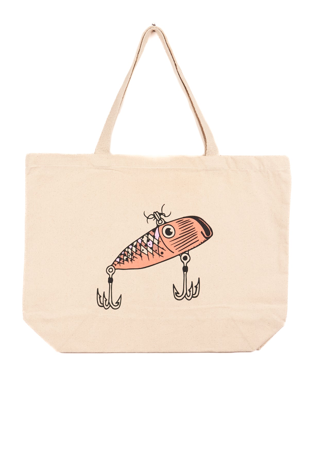 Large Tote Bag - FISHING LICENSE