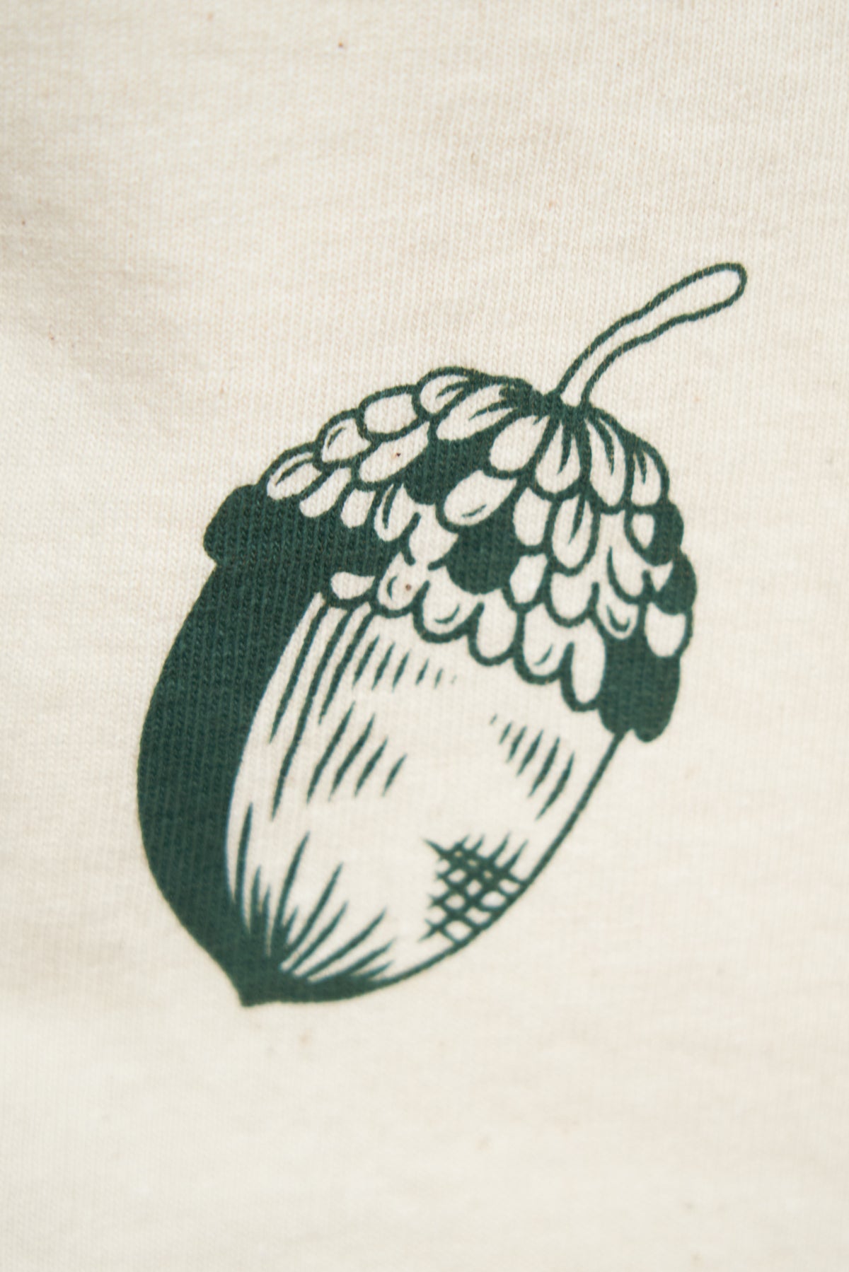 The 50/50 Shirt - CLASSIC TEE - Natural - The Acorn Logo