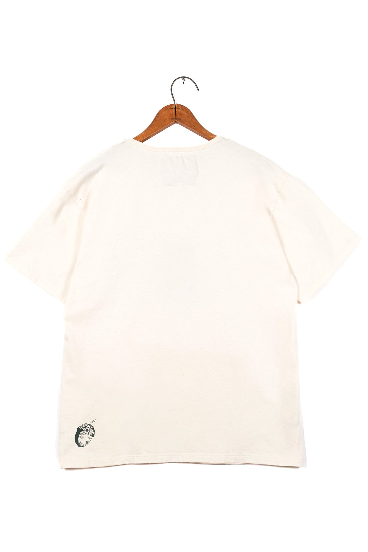 The 50/50 Shirt - CLASSIC TEE - Natural - The Acorn Logo