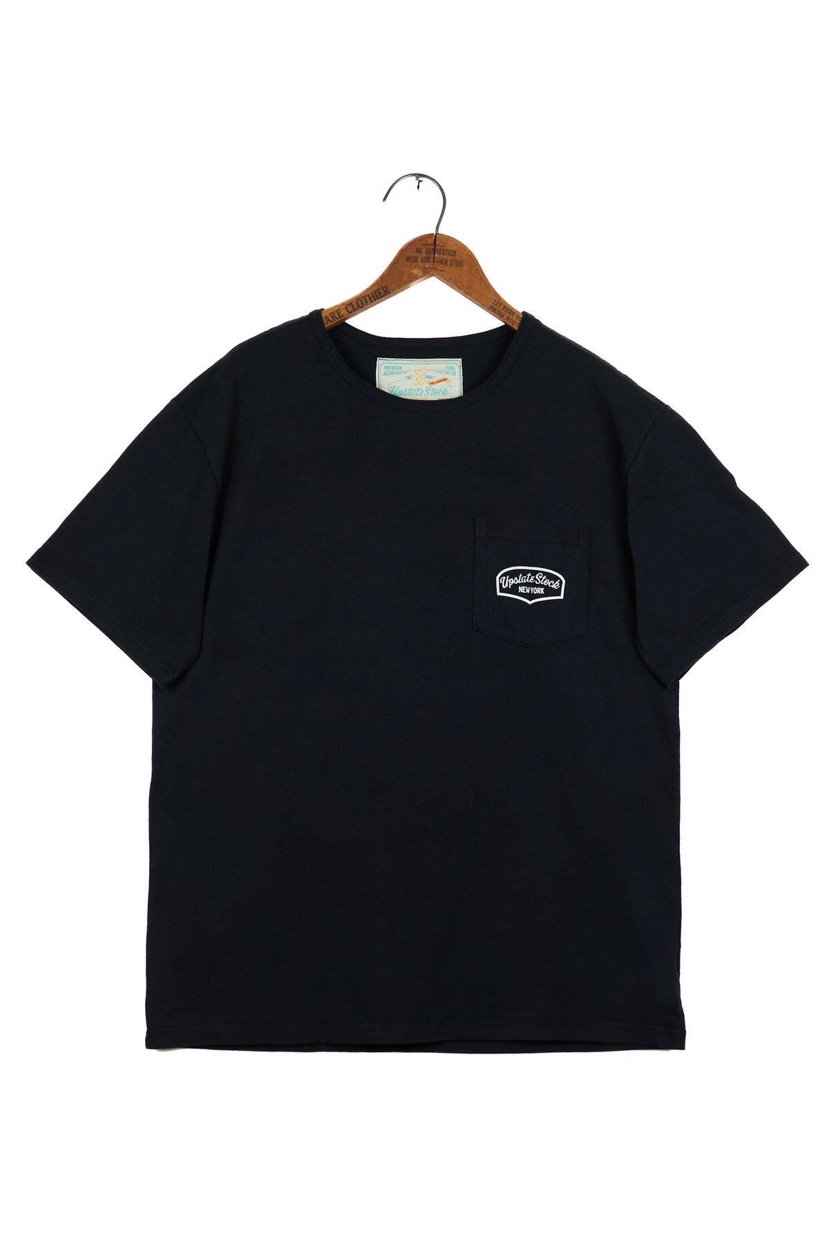 The 50/50 Shirt - POCKET TEE - Black - Greenpoint