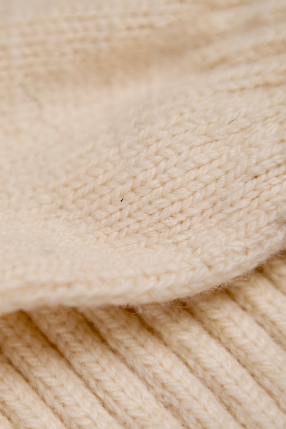 Undyed Super Fine Merino Wool Fingerless Glove